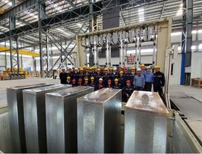 云铝涌顺第一批次6001380mm规格大板锭产品试产成功